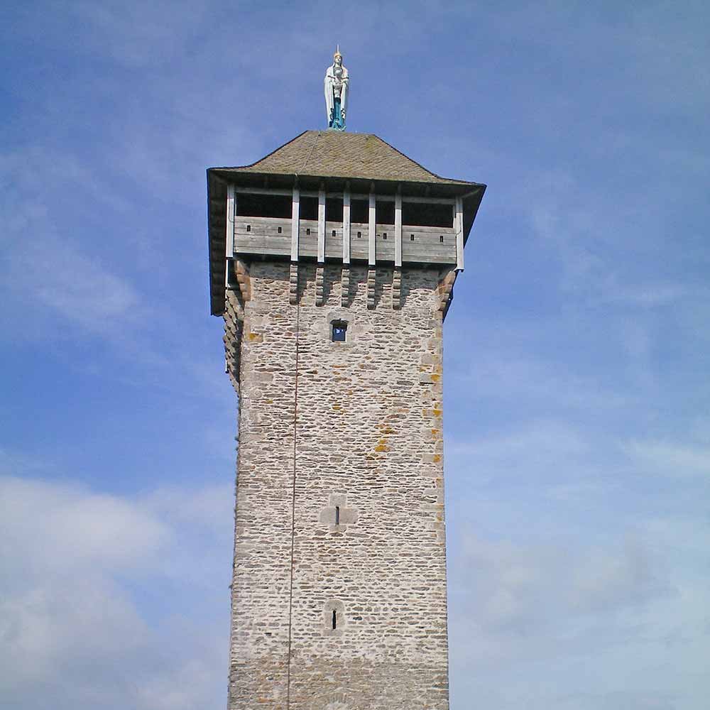 Vue générale de la tour de Peyrebrune - Arnaud Villefranque
